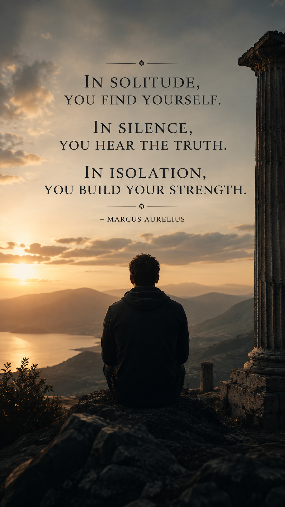 Learn to Be Alone — The Stoic Power of Isolation