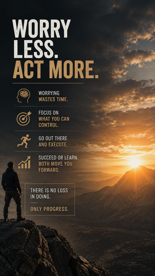 Worry Less. Act More.