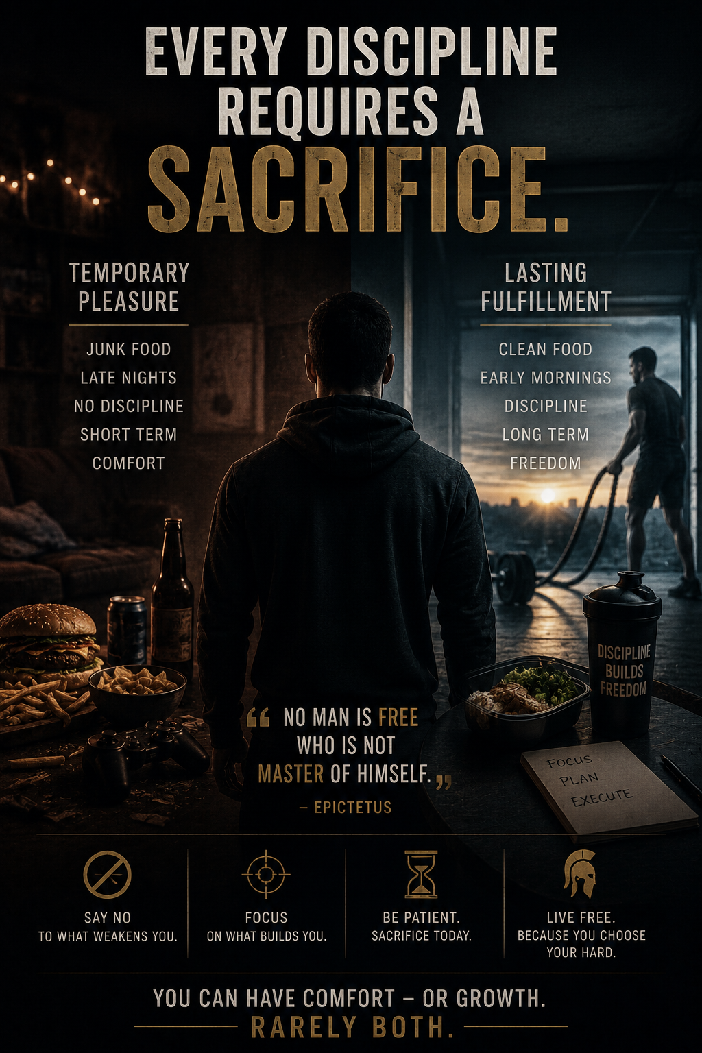 Every Discipline Requires a Sacrifice