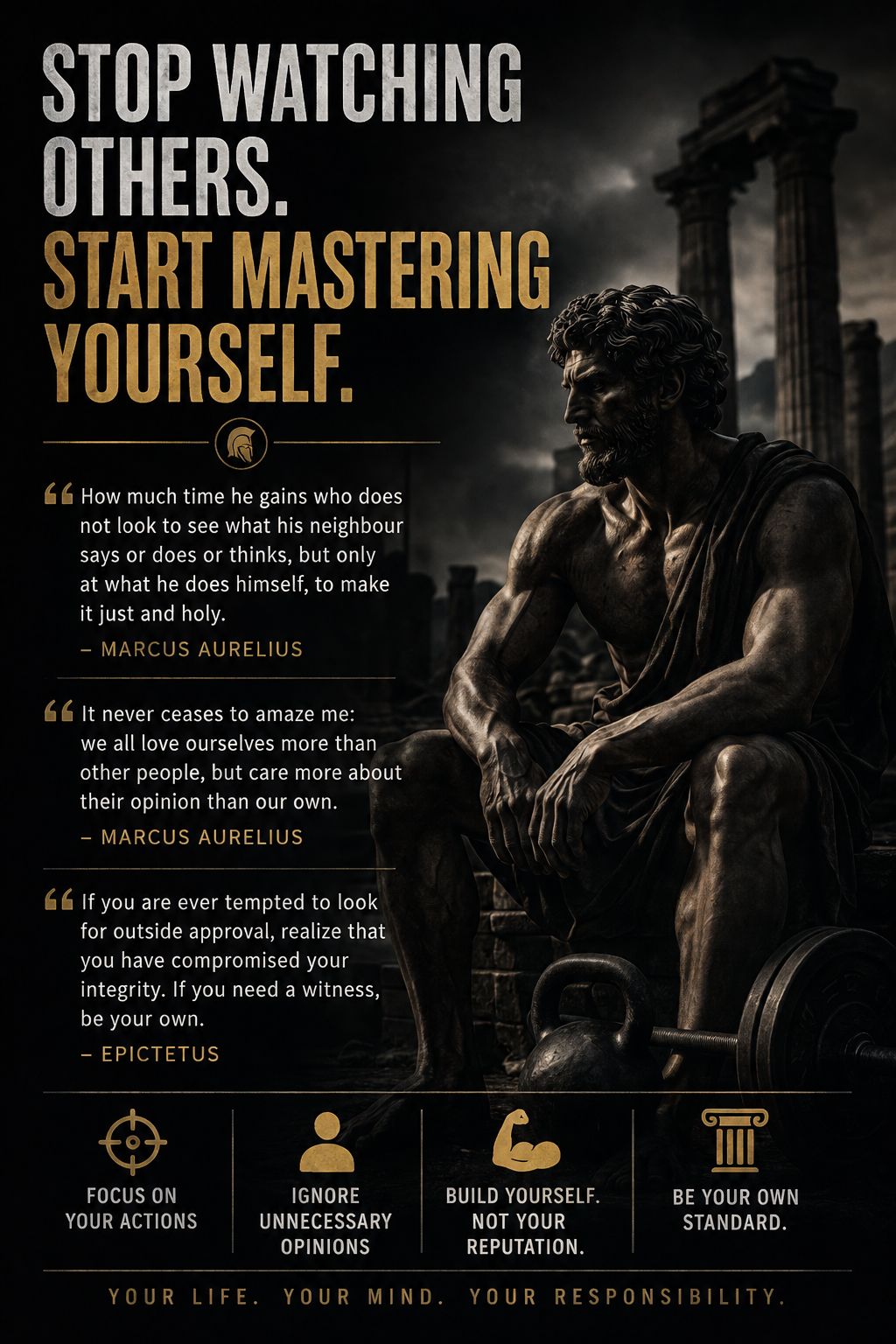 Stop Watching Others — Start Mastering Yourself